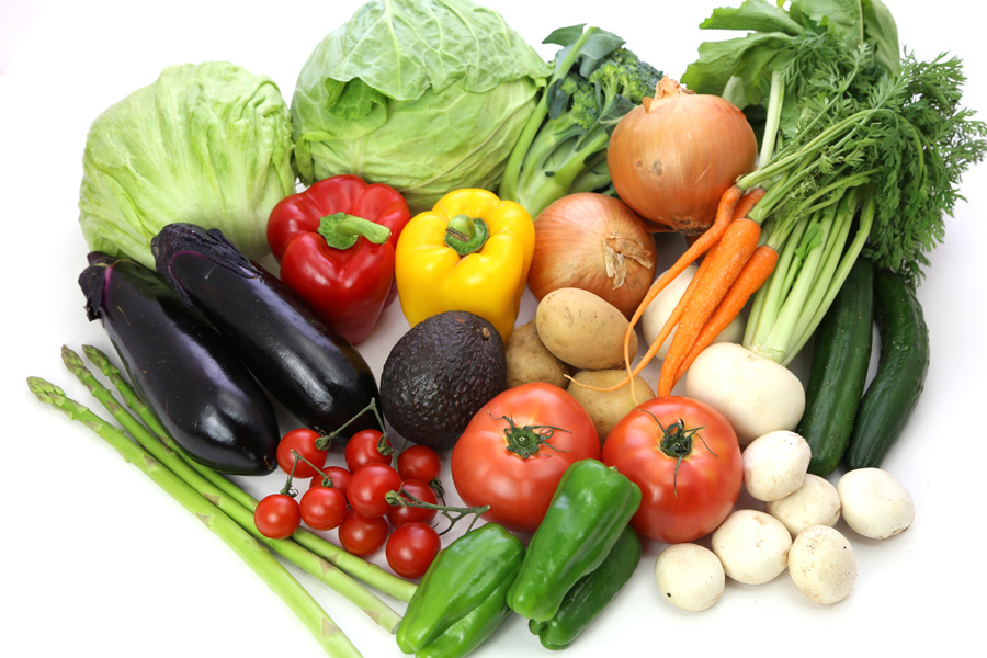 フリー 写真色々な種類の野菜