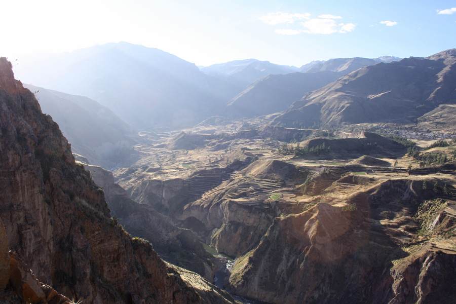 フリー 写真ペルーのコルカ渓谷の風景