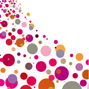 フリーイラスト, ベクター画像, EPS, 背景, 水玉模様（ドット柄）, 円形（サークル）