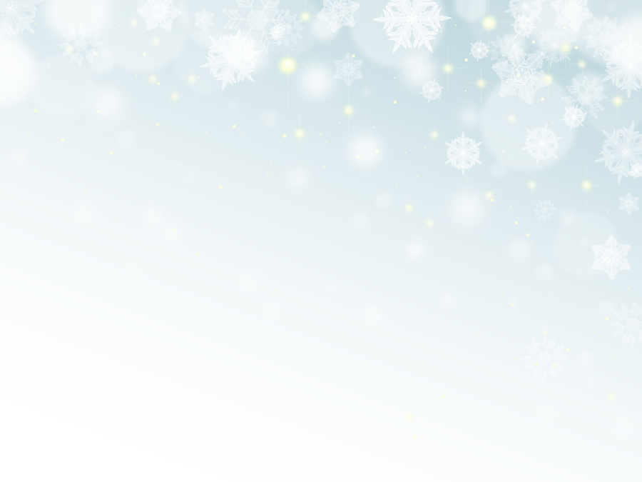 フリーイラスト 雪の結晶と輝く光の背景