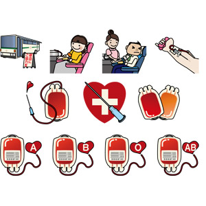 フリーイラスト, ベクター画像, AI, 献血, 採血, バス, 医療器具, 医療, 血液, ボランティア