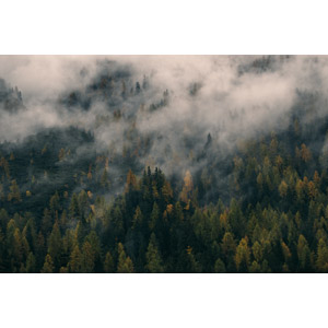 フリー写真, 風景, 自然, 山, 霧（霞）, イタリアの風景