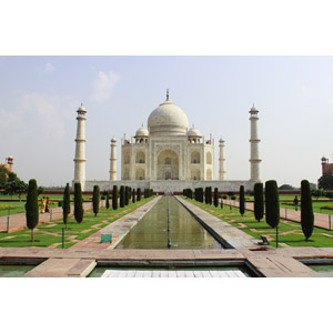 フリー写真, 風景, 建造物, 建築物, 廟, タージ・マハル, 世界遺産, インドの風景