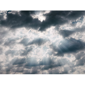 フリー写真, 風景, 自然, 空, 雲, 太陽光（日光）, 薄明光線