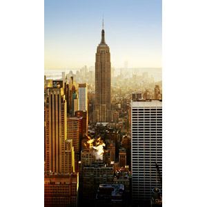 フリー写真, 風景, 建造物, 建築物, 高層ビル, 都市, 街並み（町並み）, エンパイア・ステート・ビルディング, アメリカの風景, ニューヨーク