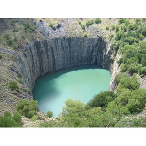 フリー写真, 風景, 穴, 鉱山, ビッグホール, 南アフリカ共和国の風景