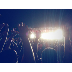 フリー写真, 人物, 人込み（人混み）, 観客, 音楽, コンサート（ライブ）, 手を上げる