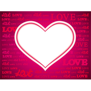 フリーイラスト, ベクター画像, EPS, 背景, ハート, 愛（ラブ）, 年中行事, 2月, バレンタインデー