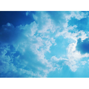 フリー写真, 風景, 自然, 空, 雲, 青色（ブルー）