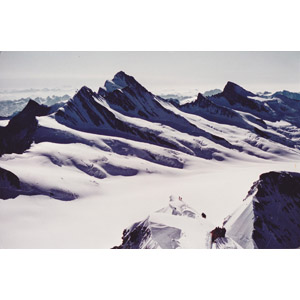 フリー写真, 風景, 自然, 山, 雪, 冬, アルプス山脈, スイスの風景, 登山, 人と風景