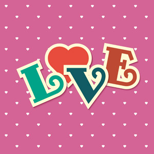 フリーイラスト, ベクター画像, AI, 背景, ハート, 愛（ラブ）