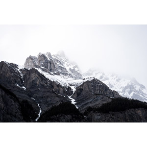 フリー写真, 風景, 自然, 山, 雪, ロッキー山脈, カナダの風景