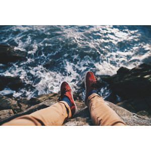 フリー写真, 人体, 足, 脚, 海岸, 海