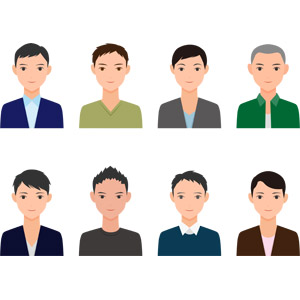 フリーイラスト, ベクター画像, AI, 人物, 男性