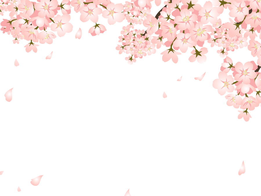 フリーイラスト 桜の花と舞い散る花びらの背景でアハ体験 Gahag 著作権フリー写真 イラスト素材集