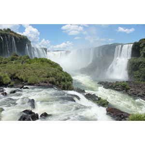 フリー写真, 風景, 自然, 滝, イグアスの滝, アルゼンチンの風景, ブラジルの風景
