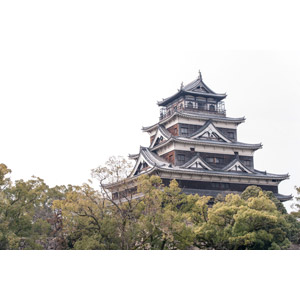 フリー写真, 風景, 建造物, 建築物, 城, 日本の風景, 広島県
