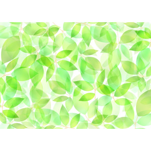 フリーイラスト, ベクター画像, AI, 背景, 植物, 葉っぱ, 新緑, 緑色（グリーン）