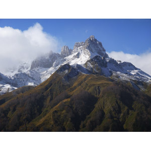 フリー写真, 風景, 自然, 山, ピレネー山脈, 雲, フランスの風景