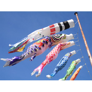 フリー写真, 年中行事, 端午（菖蒲の節句）, こどもの日, 5月, こいのぼり（鯉のぼり）, 青空