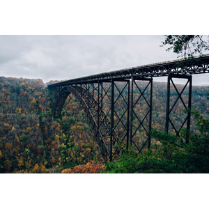 フリー写真, 風景, 建造物, 橋, アメリカの風景, ウェストバージニア州