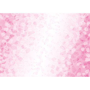 フリーイラスト, ベクター画像, AI, 背景, 桜（サクラ）, 花びら, ピンク色, 春, 桜吹雪