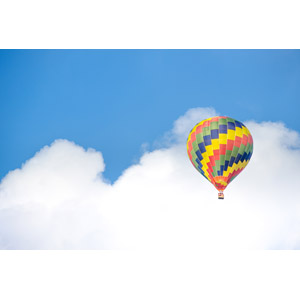 フリー写真, 風景, 空, 雲, 乗り物, 熱気球
