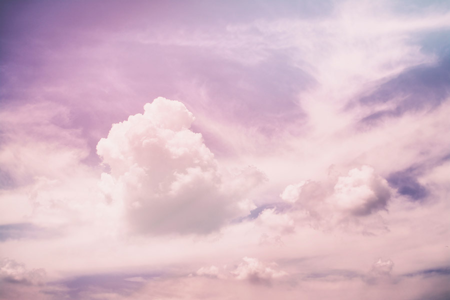 フリー写真 空の雲の風景