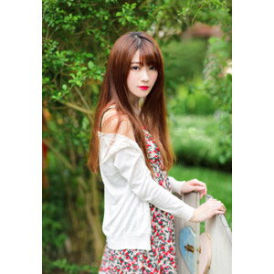 フリー写真, 人物, 女性, アジア人女性, 欣欣（00001), 中国人, ワンピース