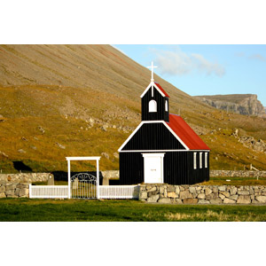 フリー写真, 風景, 建造物, 建築物, 教会（聖堂）, アイスランドの風景