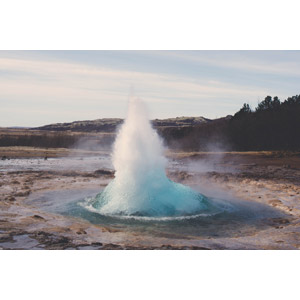 フリー写真, 風景, 自然, 間欠泉, 水しぶき, アイスランドの風景