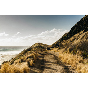 フリー写真, 風景, 海岸, 崖, 海, 人と風景, カップル, アメリカの風景