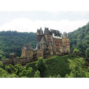 フリー写真, 風景, 建造物, 建築物, 城, ドイツの風景, エルツ城