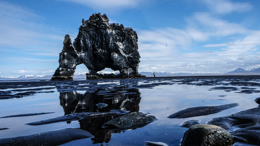 フリー写真 クヴィートセルクールの岩の風景