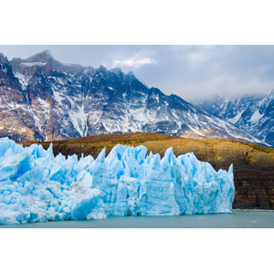 フリー写真, 風景, 自然, 氷, 氷河, 山, 湖, パタゴニア, チリの風景, トーレス・デル・パイネ国立公園