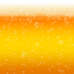 フリーイラスト, ベクター画像, AI, 背景, 飲み物（飲料）, お酒, ビール, 泡, 夏, オレンジ色