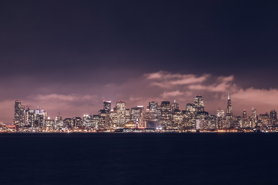 フリー写真 サンフランシスコの夜景