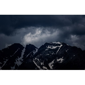 フリー写真, 風景, 自然, 山, 雲, 暗雲, アメリカの風景, コロラド州